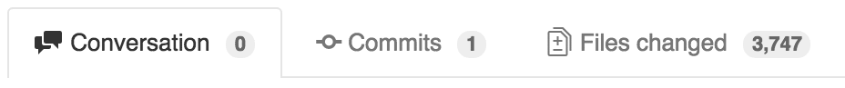 Example commit with 3,700 files